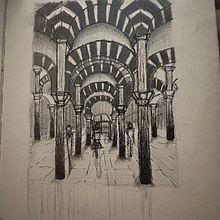 The Mosque - Cathedral of Cordoba,Spain. Architecture project by Wes Ng. - 08.06.2023