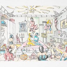 Mein Abschlussprojekt für den Kurs: Kreatives Zeichnen: fülle deine Illustrationen mit Leben und Details . Un projet de Illustration traditionnelle, Esquisse , Dessin au cra, on, Dessin, Aquarelle, Carnet de croquis et Illustration à l'encre de Christoph Speck - 06.08.2023