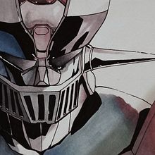 Mazinger Z. Traditional illustration, Drawing & Ink Illustration project by camilo Parraguirre - 08.07.2023