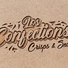 LOS CONFECTIONS LOGO AND BRANDING 2023. Un projet de Illustration traditionnelle, Design , Publicité, Direction artistique, Br, ing et identité, Design graphique, Packaging, T, pographie, Calligraphie, Création de logos, Marketing digital, Lettering 3D, Design t, pographique , et Lettering manuel de EDIP ONUR DIKMEN - 04.04.2023