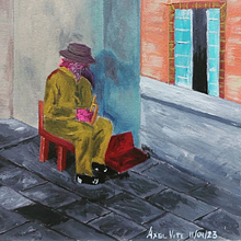 Mi primer portafolio. Oil Painting project by Axel Ulises Vite Navarrete - 08.06.2023