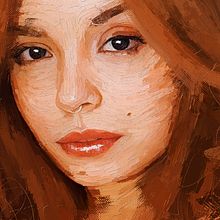 My Project in Portrait Painting: The Hidden Beauty of Greyce Kelly - AKA: Nothingrace by Rod - Oil Painting in Procreate. Design, Traditional illustration, Pencil Drawing, Drawing, Portrait Drawing, Realistic Drawing, Artistic Drawing, Digital Drawing, Figure Drawing, Colored Pencil Drawing, Painting, Watercolor Painting, Acr, lic Painting, Oil Painting, Digital Painting, Gouache Painting, Matte Painting, Decorative Painting, Digital Illustration, Portrait Photograph, Portfolio Development, and Self-Portrait Photograph project by Rod Lovell - 08.04.2023