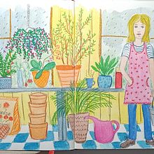 Mein Abschlussprojekt für den Kurs: Figurenentwicklung durch Beobachtungszeichnen. Un progetto di Illustrazione tradizionale, Character design, Disegno e Sketchbook di Katja Bader - 08.08.2023