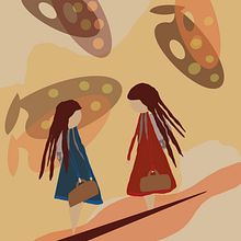 Taller de arte. Traditional illustration project by Kari Larraz - 08.08.2023