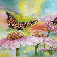 My project for course: Illustrating the Natural World with Watercolor and Charcoal. Traditional illustration, Painting, and Naturalistic Illustration project by Diane C. Pelletier - 08.08.2023