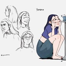My project for course: Digital Character Design: Draw Protagonists with Personality . Ilustrație tradițională, Design de caractere, Desen, Ilustrație digitală și Desen digital de Sanna Hansson - 08.08.2023