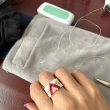 Mi proyecto del curso: Diseño de accesorios con cuentas: teje patrones elegantes. Accessor, Design, Arts, Crafts, Jewelr, Design, and Fiber Arts project by MARIANA GARCIA MALDONADO - 08.08.2023