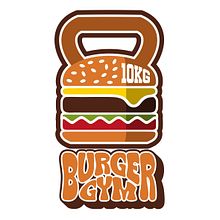 Burger Gym. Design de logotipo projeto de Fernando Arocena - 07.08.2023