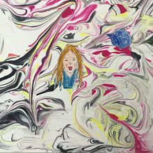 Mon projet du cours : Illustration créative : jouez avec des matériaux inattendus. Ilustração tradicional, Artes plásticas, Pintura, Criatividade, e Sketchbook projeto de Dominique Rombaut - 08.08.2023