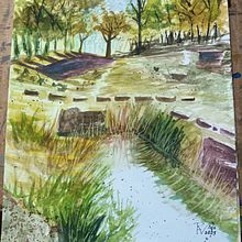 Mi proyecto del curso: Paisajes naturales en acuarela . % Rodolfo Arroyo Vargas tarafından hazırlanan Güzel sanatlar, Tablo, Sulubo, Ve a Resim projesi - 08.08.2023