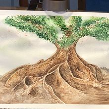 Mi proyecto del curso: Pintura en acuarela: explora la técnica de pincel seco. Projekt z dziedziny  Sztuki piękne,  Malarstwo,  R, sunek, Malowanie akwarelą, R, sunek botaniczn, Ilustracja naturalist i czna użytkownika Rocio Romero - 08.08.2023