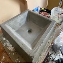 Mi proyecto del curso: Lavamanos de concreto hecho con molde de fibra de vidrio. Arts, Crafts, Furniture Design, Making, Interior Design, Interior Decoration, and DIY project by Edwin Díaz Montiel - 08.07.2023