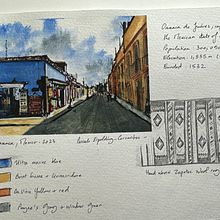 Last travel sketchbook: Mexico. Traditional illustration project by Pascale - 08.09.2023