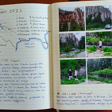 Cuaderno de viajes: documenta emociones y recuerdos. Projekt z dziedziny Sketchbook, Narracja, Literatura faktu, Kreat, wne pisanie i Uważność użytkownika Patricia Moravec - 09.08.2023