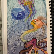 My project for course: Modern Watercolor Techniques. Projekt z dziedziny Tradycyjna ilustracja,  Sztuki piękne,  Malarstwo i Malowanie akwarelą użytkownika Rialette Heyneke - 14.08.2023