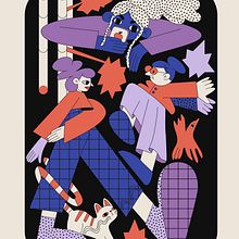 My project for course: Digital Illustration: When Color Meets Imagination. Traditional illustration, Drawing, and Digital Illustration project by zaneta_aradska - 08.09.2023