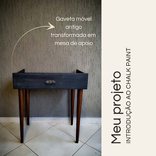 Meu projeto do curso: Introdução a chalk paint. Arts, Crafts, Furniture Design, Making, Interior Design, Painting, DIY, Upc, cling, Decorative Painting, Furniture Restoration, Upc, and cling project by ellen_gallego - 08.05.2023