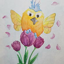 Monster| colors and personality . Traditional illustration, and Character Design project by Masoumah Al-Shaikh Jaffer - 08.09.2023