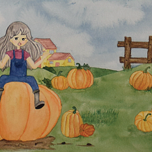 Pumpkin Tale. Traditional illustration project by Masoumah Al-Shaikh Jaffer - 08.09.2023