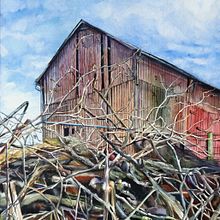 What's Going On: Paintings by Nancy Polo (Show at the Barns of Rosehill, Berryville, VA 2021). Un proyecto de Pintura y Pintura a la acuarela de NANCY POLO - 10.08.2021