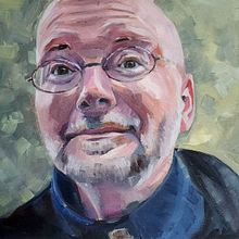 My project for course: Portrait Painting with Oil: Explore Light and Shade. Projekt z dziedziny  Sztuki piękne,  Malarstwo i Malarstwo olejowe użytkownika elliot_13 - 10.08.2023