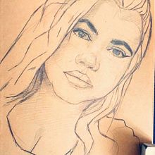 Mi proyecto del curso: Cuaderno de retratos a línea con grafito. Fine Arts, Sketching, Drawing, Portrait Drawing, and Sketchbook project by Juan Carlos Tavera Gaspar - 08.10.2023