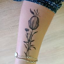 Mój projekt z kursu: Techniki tatuażu: cieniowanie pepper shading. Traditional illustration, and Tattoo Design project by Dominika Jaskółka - 08.11.2023