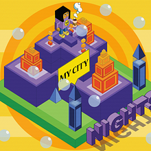 Isometric Vector Illustrations(Final work). Un progetto di Illustrazione digitale, Illustrazione vettoriale e Graphic design di Priya Prahlad - 09.08.2023