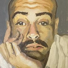 My project for course: Expressive Oil Portraiture: Explore the Alla Prima Technique. Fine Arts, Painting, and Oil Painting project by Estrella Vega - 08.12.2023
