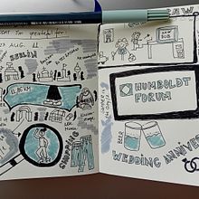 Mein Abschlussprojekt für den Kurs: Illustriertes Tagebuch: Tägliche bewusste Übung. Fine Arts, Sketching, Creativit, Drawing, and Sketchbook project by erikatuske - 08.12.2023