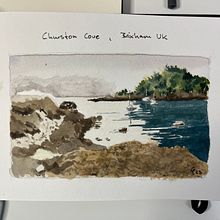 Mein Abschlussprojekt für den Kurs: Reiseskizzen in Aquarell: Fange deine Umgebung ein . Ilustrasi tradisional, Lukisan, Membuat sketsa, Menggambar, Lukisan Cat Air, Ilustrasi Arsitektur, Dan Buku sketsa proyek oleh Claudia - 08.12.2023