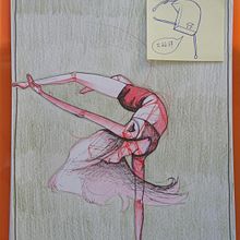 Mi proyecto del curso: Dibujo de la figura humana en poses expresivas. Un progetto di Belle arti, Bozzetti, Disegno, Sketchbook e Disegno anatomico di Fran Di Benedetto - 12.08.2023