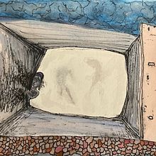 Who's hiding in here?. Watercolor Painting project by Eric Kane - 08.13.2023