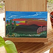 Mi proyecto del curso: Pintura acrílica paso a paso: crea paisajes increíbles. Traditional illustration, Painting, Acr, lic Painting, and Sketchbook project by Yesica Anaya - 08.13.2023