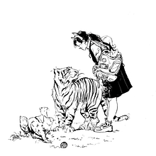 Feline Ein Projekt aus dem Bereich Traditionelle Illustration von Agnibha Sen - 13.08.2023