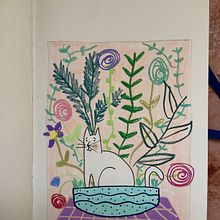 Mi proyecto del curso: Sketchbook para explorar tu estilo de dibujo. Traditional illustration, Sketching, Creativit, Drawing, Watercolor Painting, Sketchbook, and Gouache Painting project by sandrahens - 08.13.2023