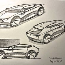 Mi proyecto del curso: Diseño de automóviles: el boceto. Design, Industrial Design, Product Design, and Sketching project by Saúl Díaz Godínez - 08.12.2023