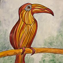Tucan. Un proyecto de Pintura a la acuarela de claudiajara28 - 14.08.2023