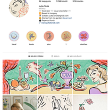 My project for course: Creating an Illustration Portfolio on Instagram. Un progetto di Illustrazione digitale, Gestione di un portfolio, Management e produttività di Jutta Török - 14.08.2023