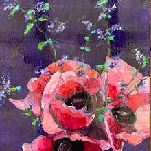 Mijn project van de cursus: Acrylschilderijen met bloemen en planten. Projekt z dziedziny  Sztuki piękne,  Malarstwo, Malarstwo akr, lowe, R i sunek botaniczn użytkownika Marielle Poelen - 14.08.2023