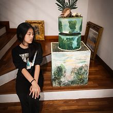 My project for course: Cake Painting Techniques for Creating Edible Art. Een project van Ontwerp, Schilderij y DIY van Evelyn Chan - 14.08.2023