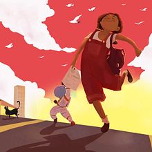 Meu projeto do curso: Princípios da cor para ilustrações emotivas. Un proyecto de Ilustración tradicional, Diseño de personajes, Ilustración digital, Concept Art, Dibujo digital, Narrativa y Teoría del color de Lucimara Silva - 14.08.2023