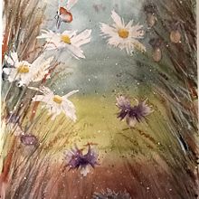 My project for course: Illustrating the Natural World with Watercolor and Charcoal. Traditional illustration, Painting, and Naturalistic Illustration project by jacqui_dom - 07.28.2023