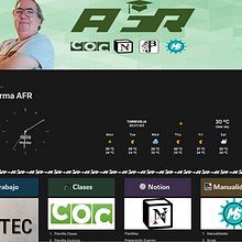 Plataforma AFR. Un proyecto de Diseño Web de ANTONIO FLORES RIVERA - 14.08.2023