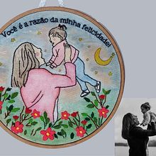 Meu projeto do curso: Criação de retratos bordados com aquarela. Un progetto di Pittura, Pittura ad acquerello, Ricamo e Textile Design di Fernanda Marqui - 02.08.2023