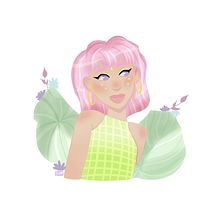That Cosmic Girl. Character Design, Digital Illustration, Digital Drawing, and Digital Painting project by Andrea Bautista - 08.13.2023