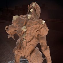 MERODEADOR CONCEPT. Un progetto di 3D, Modellazione 3D, Videogiochi, Arte concettuale e Character design 3D di Pedro Nicolas Adrover - 15.08.2023