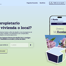 M_Renta. Un proyecto de Desarrollo Web, Programación, Motion Graphics y Animación de Lucho Martin - 15.08.2023