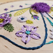 Embroidery on Wood: Art Inspired by Nature . % rachel_m_21 tarafından hazırlanan Nakış, Ahşap işçiliği, Ve Tekstil Tasarımı projesi - 08.15.2023