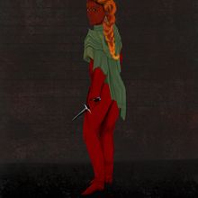 DnD Character SJW first and second draft. Ilustração tradicional, Design de personagens, Ilustração digital, Desenho digital, Pintura digital, e Concept Art projeto de A Rogers - 18.09.2023